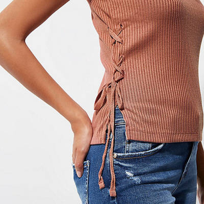 river island shoes mens sale,jacques-vertuk Online Stockists Light brown ribbed lace-up side tank top Plain T-Shirts / Tanks T-Shirts & Tanks Tops women river island shoes mens sale,jacques-vertuk Online Stockists Light brown ribbed lace-up side tank top Plain T-Shirts / Tanks T-Shirts & Tanks Tops women
