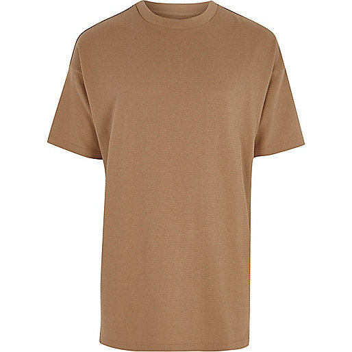 jacques-vertuk Light brown short sleeve oversized T-shirt 302860 men T-Shirts / Vests T-shirts jacques-vertuk Light brown short sleeve oversized T-shirt 302860 men T-Shirts / Vests T-shirts