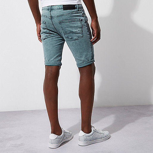 river island boutique,jacques-vertuk Trousers Sale Light green acid wash skinny denim shorts Casual Shorts Shorts men river island boutique,jacques-vertuk Trousers Sale Light green acid wash skinny denim shorts Casual Shorts Shorts men