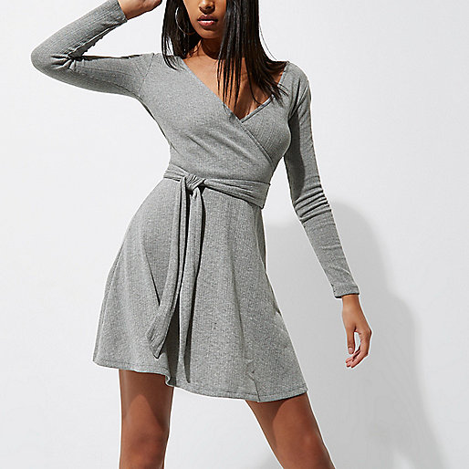 river island fur lined parka,jacques-vertuk Outlet Light grey rib wrap ballet mini dress women 708396 river island fur lined parka,jacques-vertuk Outlet Light grey rib wrap ballet mini dress women 708396