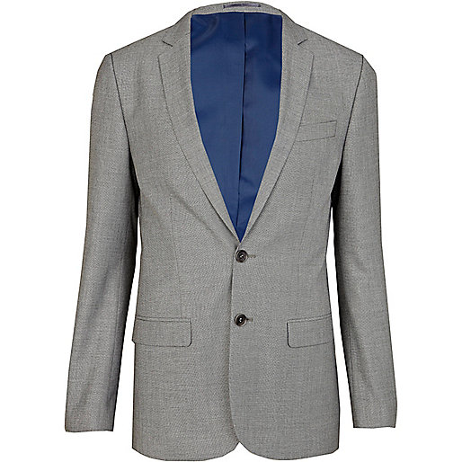 jacques-vertuk Light grey skinny suit jacket 269429 men Suits