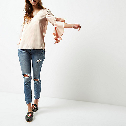 river island bags with matching purses,Where To Buy jacques-vertuk Light pink frill sleeve tie back V neck top Seasonal Offers Sale women river island bags with matching purses,Where To Buy jacques-vertuk Light pink frill sleeve tie back V neck top Seasonal Offers Sale women