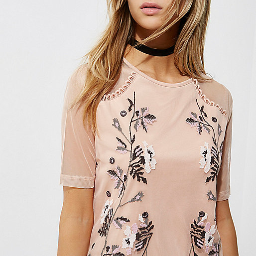 river island coats on sale,jacques-vertuk UK Light pink mesh embroidered T-shirt dress women 704154 river island coats on sale,jacques-vertuk UK Light pink mesh embroidered T-shirt dress women 704154