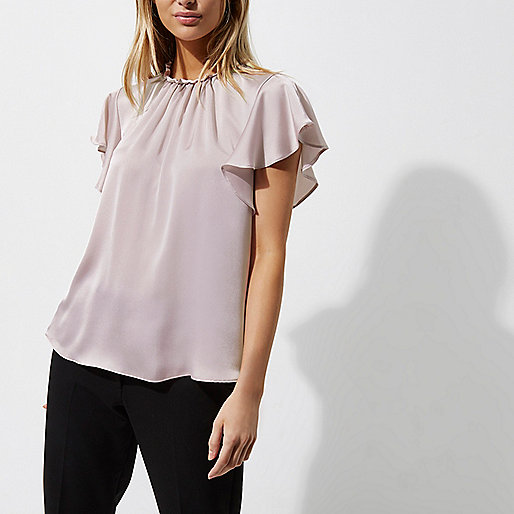 river island white tops sale,jacques-vertuk Online Light purple satin frill sleeve top women 706011 river island white tops sale,jacques-vertuk Online Light purple satin frill sleeve top women 706011