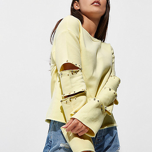 river island denim jacket sale,jacques-vertuk Outlet Sale Light yellow slashed sleeve sweatshirt Hoodies / Sweatshirts Tops women river island denim jacket sale,jacques-vertuk Outlet Sale Light yellow slashed sleeve sweatshirt Hoodies / Sweatshirts Tops women