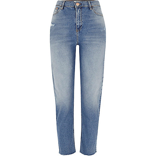jacques-vertuk Mid blue Bella frayed hem straight leg jeans 705300 women Jeans Straight / Slim Jeans jacques-vertuk Mid blue Bella frayed hem straight leg jeans 705300 women Jeans Straight / Slim Jeans