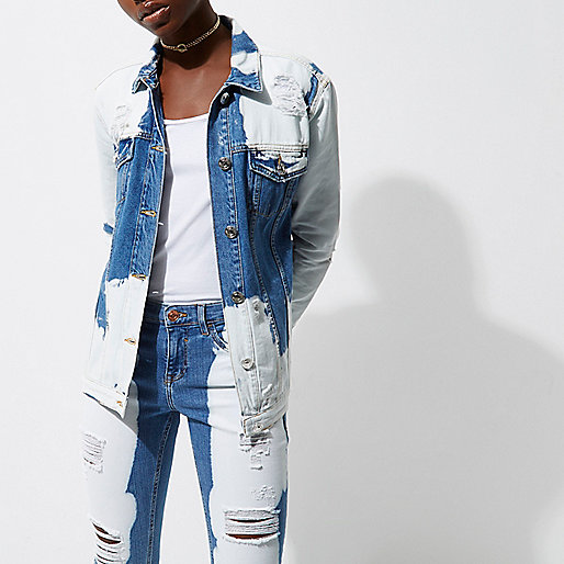 river island leather jacket fur collar,jacques-vertuk Stores Mid blue cow print distressed denim jacket women 701728 river island leather jacket fur collar,jacques-vertuk Stores Mid blue cow print distressed denim jacket women 701728