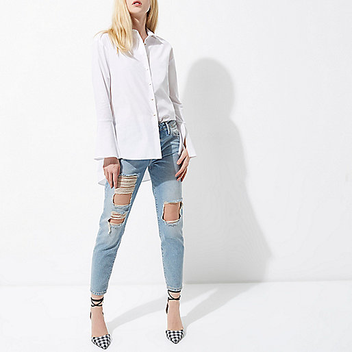 blue and white dress river island,jacques-vertuk UK Sale Mid blue ripped boyfriend jeans women 702192 blue and white dress river island,jacques-vertuk UK Sale Mid blue ripped boyfriend jeans women 702192