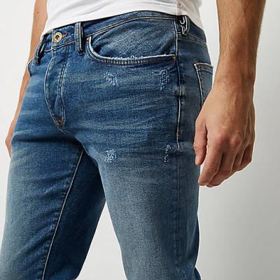 river island body,jacques-vertuk UK Mid blue wash Dylan slim fit jeans men 298021 river island body,jacques-vertuk UK Mid blue wash Dylan slim fit jeans men 298021