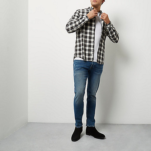 river island body,jacques-vertuk UK Mid blue wash Dylan slim fit jeans men 298021 river island body,jacques-vertuk UK Mid blue wash Dylan slim fit jeans men 298021