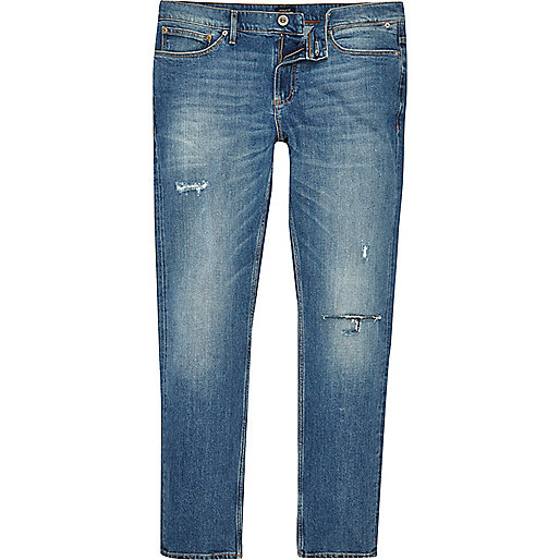 jacques-vertuk Mid blue wash Sid skinny jeans 299809 men Jeans