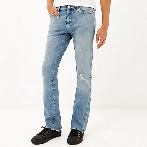 life on the island river island,jacques-vertuk UK Mid wash raw hem Sid skinny kickflare jeans men 287893 life on the island river island,jacques-vertuk UK Mid wash raw hem Sid skinny kickflare jeans men 287893
