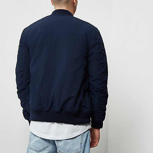 river island coats sale,jacques-vertuk UK Navy blue casual crinkle bomber jacket men 299780 river island coats sale,jacques-vertuk UK Navy blue casual crinkle bomber jacket men 299780