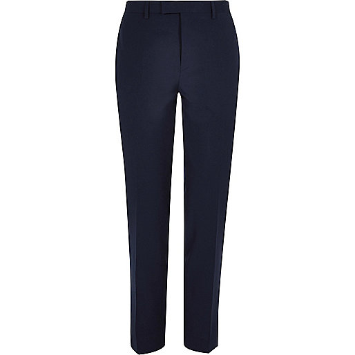 jacques-vertuk Navy blue slim fit suit pants 298251 men Suits Suit Trousers