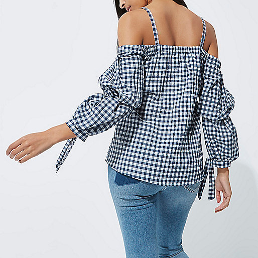 river island skinny stretch,jacques-vertuk Dresses Online Navy gingham puff sleeve cold shoulder top Seasonal Offers Sale women river island skinny stretch,jacques-vertuk Dresses Online Navy gingham puff sleeve cold shoulder top Seasonal Offers Sale women