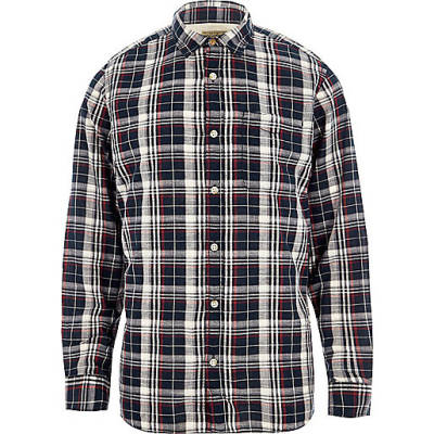 jacques-vertuk Navy Jack & Jones Vintage check shirt 301011 men Shirts Long Sleeve Shirts jacques-vertuk Navy Jack & Jones Vintage check shirt 301011 men Shirts Long Sleeve Shirts
