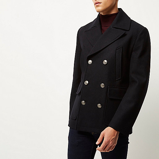 river island monogram loafers,Outlet jacques-vertuk Navy smart wool blend peacoat Coats / Jackets Sale men river island monogram loafers,Outlet jacques-vertuk Navy smart wool blend peacoat Coats / Jackets Sale men