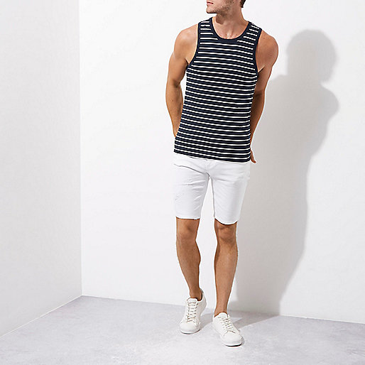 river island sneakers,jacques-vertuk Beach Dress Navy stripe muscle fit tank T-Shirts / Tanks Sale men river island sneakers,jacques-vertuk Beach Dress Navy stripe muscle fit tank T-Shirts / Tanks Sale men
