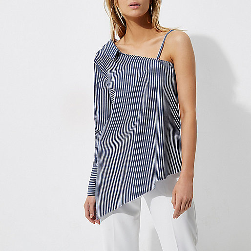 river island white t shirt,jacques-vertuk UK Navy stripe print one shoulder shirt women 705084 river island white t shirt,jacques-vertuk UK Navy stripe print one shoulder shirt women 705084