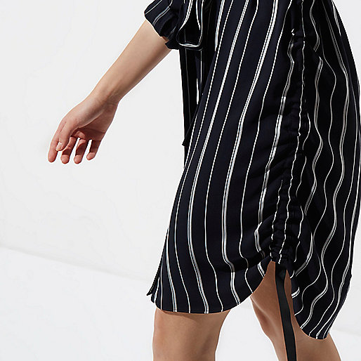 river island retro romance dress,jacques-vertuk UK Sale Navy stripe ruched side shirt dress women 707589 river island retro romance dress,jacques-vertuk UK Sale Navy stripe ruched side shirt dress women 707589