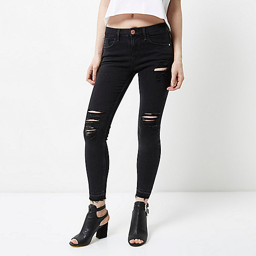 jacques-vertuk Petite black Amelie ripped super skinny jeans 701419 women Jeans Skinny Jeans jacques-vertuk Petite black Amelie ripped super skinny jeans 701419 women Jeans Skinny Jeans