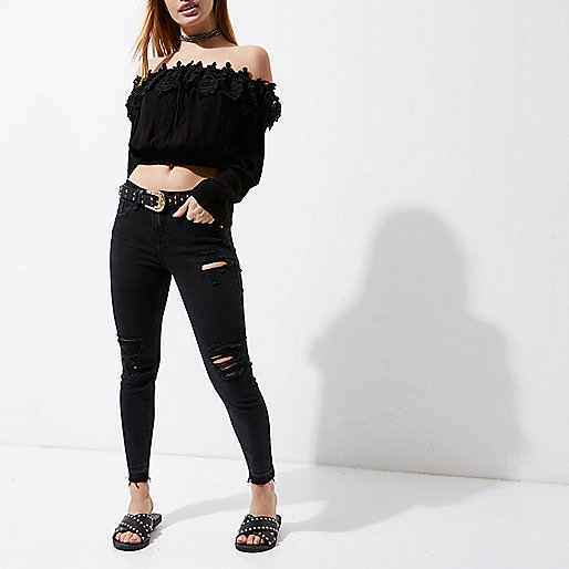 big river island bag,jacques-vertuk Costs Petite black bardot crochet crop top Crop Tops / Bralets Tops women big river island bag,jacques-vertuk Costs Petite black bardot crochet crop top Crop Tops / Bralets Tops women