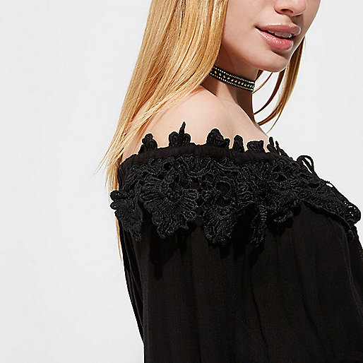big river island bag,jacques-vertuk Costs Petite black bardot crochet crop top Crop Tops / Bralets Tops women big river island bag,jacques-vertuk Costs Petite black bardot crochet crop top Crop Tops / Bralets Tops women