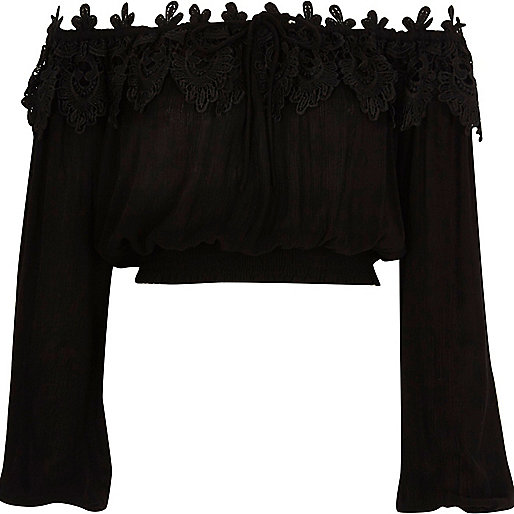 big river island bag,jacques-vertuk Costs Petite black bardot crochet crop top Crop Tops / Bralets Tops women big river island bag,jacques-vertuk Costs Petite black bardot crochet crop top Crop Tops / Bralets Tops women
