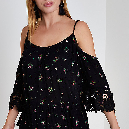 river island poncho,jacques-vertuk Online Petite black ditsy cold shoulder top women 707097 river island poncho,jacques-vertuk Online Petite black ditsy cold shoulder top women 707097
