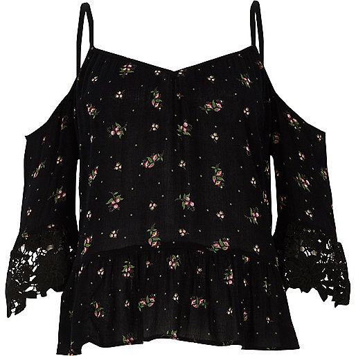 river island poncho,jacques-vertuk Online Petite black ditsy cold shoulder top women 707097 river island poncho,jacques-vertuk Online Petite black ditsy cold shoulder top women 707097