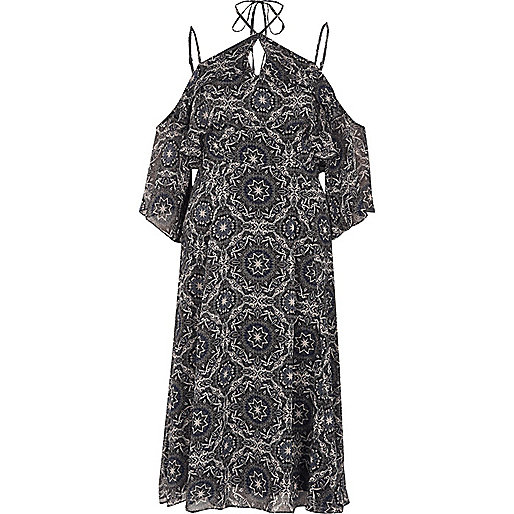 river island bardot midi dress,jacques-vertuk UK Petite black print cold shoulder midi dress women 700893 river island bardot midi dress,jacques-vertuk UK Petite black print cold shoulder midi dress women 700893
