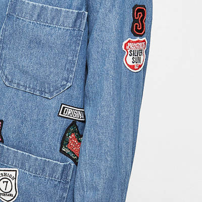 riverisland ie bags,Ladies Dresses jacques-vertuk Petite blue denim wash badge shacket RI Limited Edition Sale women riverisland ie bags,Ladies Dresses jacques-vertuk Petite blue denim wash badge shacket RI Limited Edition Sale women
