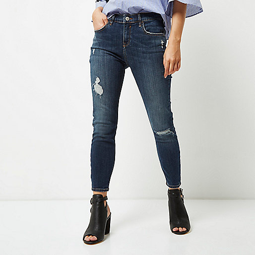 jacques-vertuk Petite dark blue distressed Amelie jeans 696992 women Jeans Skinny Jeans jacques-vertuk Petite dark blue distressed Amelie jeans 696992 women Jeans Skinny Jeans