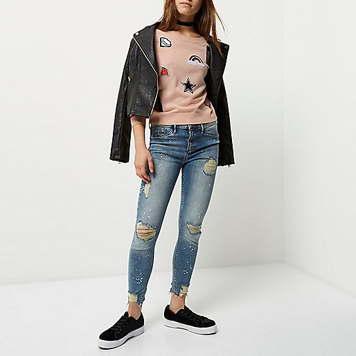 river island skinny,jacques-vertuk South Africa Online Shopping Petite pink badge sweater Knitwear Sale women river island skinny,jacques-vertuk South Africa Online Shopping Petite pink badge sweater Knitwear Sale women
