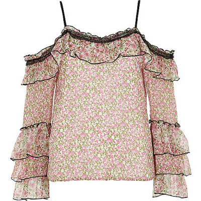 pink puffer jacket river island,Island Clothing Petite pink floral frill cold shoulder top Bardot / Cold Shoulder Tops Tops women pink puffer jacket river island,Island Clothing Petite pink floral frill cold shoulder top Bardot / Cold Shoulder Tops Tops women