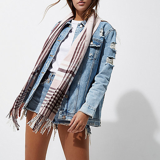 river island petite parka,jacques-vertuk Ladies Shoes Sale Pink and oxblood check scarf Scarves Accessories women river island petite parka,jacques-vertuk Ladies Shoes Sale Pink and oxblood check scarf Scarves Accessories women