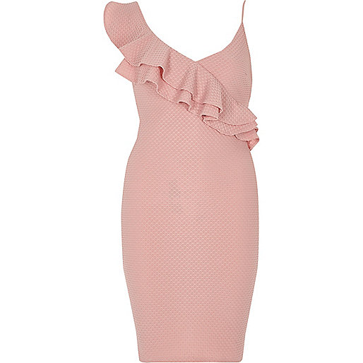 jacques-vertuk Pink asymmetric frill bodycon dress 702657 women Dresses Bodycon Dresses jacques-vertuk Pink asymmetric frill bodycon dress 702657 women Dresses Bodycon Dresses