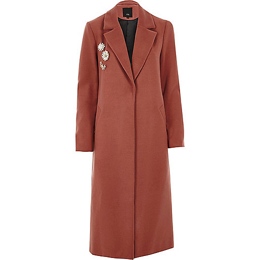 winter coats in river island,jacques-vertuk Womens Tops Uk Pink brooch embellished long coat Coats Coats / Jackets women winter coats in river island,jacques-vertuk Womens Tops Uk Pink brooch embellished long coat Coats Coats / Jackets women