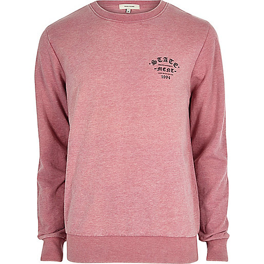 jacques-vertuk Pink casual statement sweatshirt 300672 men Hoodies / Sweatshirts