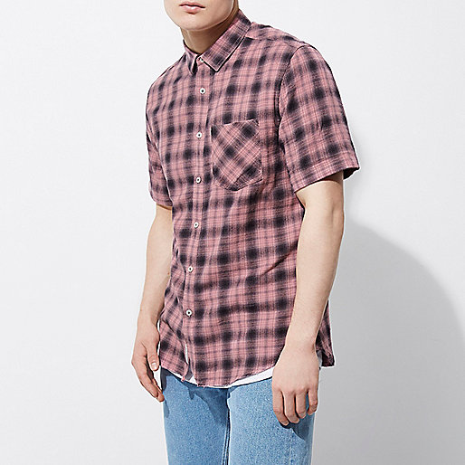 river island leather trousers,jacques-vertuk Ireland Pink check short sleeve shirt men 302174 river island leather trousers,jacques-vertuk Ireland Pink check short sleeve shirt men 302174