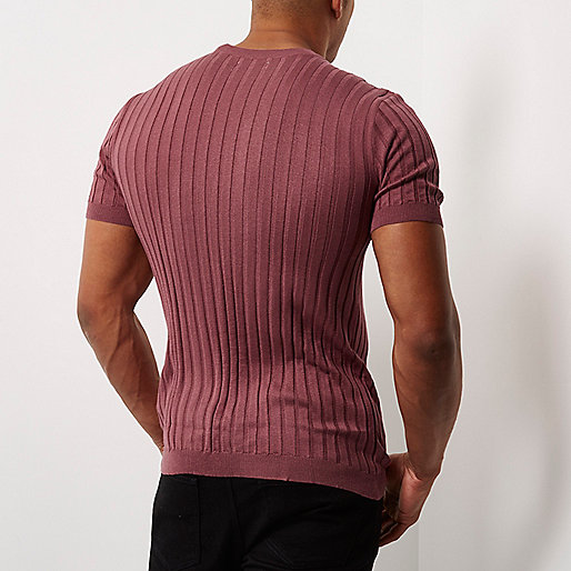 skinny stretch sid river island,jacques-vertuk UK Pink chunky ribbed muscle fit T-shirt men 298904 skinny stretch sid river island,jacques-vertuk UK Pink chunky ribbed muscle fit T-shirt men 298904