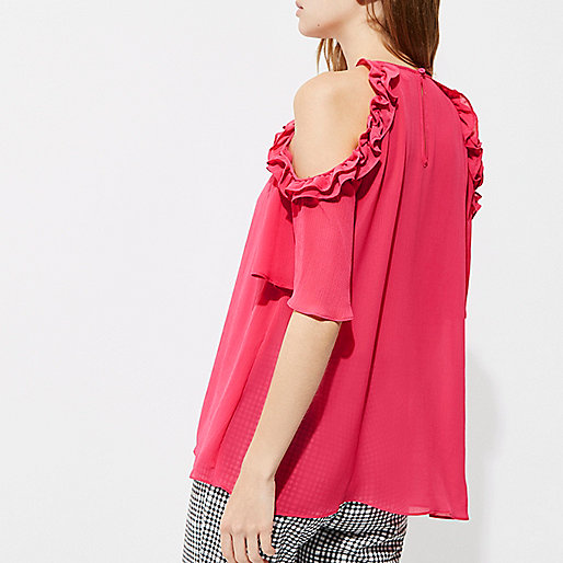 river island multi coloured bag,jacques-vertuk Womens T Shirts Pink frill cold shoulder blouse Bardot / Cold Shoulder Tops Tops women river island multi coloured bag,jacques-vertuk Womens T Shirts Pink frill cold shoulder blouse Bardot / Cold Shoulder Tops Tops women