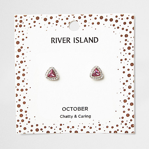jacques-vertuk Pink gem October birthstone stud earrings 707393 women Jewellery Earrings jacques-vertuk Pink gem October birthstone stud earrings 707393 women Jewellery Earrings