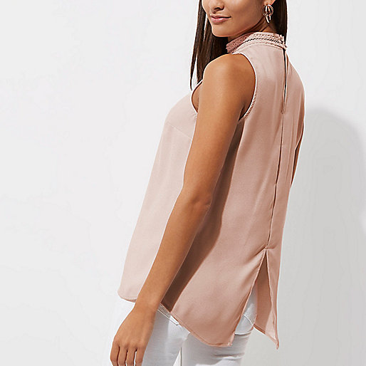 leopard print coat river island,jacques-vertuk Irish Website Pink high neck crochet trim sleeveless top Cami / Sleeveless Tops Tops women leopard print coat river island,jacques-vertuk Irish Website Pink high neck crochet trim sleeveless top Cami / Sleeveless Tops Tops women
