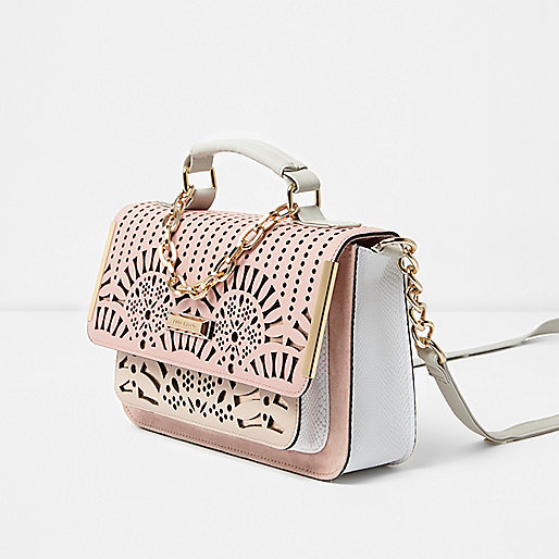 jacques-vertuk Pink laser cut mini satchel chain bag 706541 women Bags / Purses Satchels jacques-vertuk Pink laser cut mini satchel chain bag 706541 women Bags / Purses Satchels