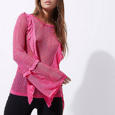 river island grey hand bag,River jacques-vertuk Pink open knit frill detail sweater Knitwear Sale women river island grey hand bag,River jacques-vertuk Pink open knit frill detail sweater Knitwear Sale women