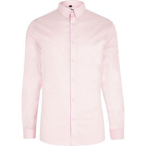 jacques-vertuk Pink poplin long sleeve muscle fit shirt 299856 men Shirts