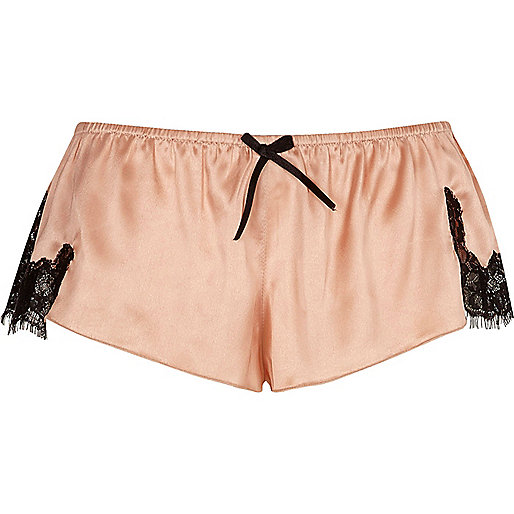jacques-vertuk Pink satin lace pajama shorts 699985 women Nightwear & Slippers Pyjamas & Loungewear jacques-vertuk Pink satin lace pajama shorts 699985 women Nightwear & Slippers Pyjamas & Loungewear