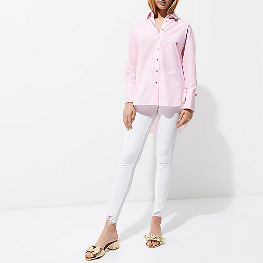 river island trench coat women,River 8Sland Pink stripe tie cuff oversized shirt Shirts Tops women river island trench coat women,River 8Sland Pink stripe tie cuff oversized shirt Shirts Tops women