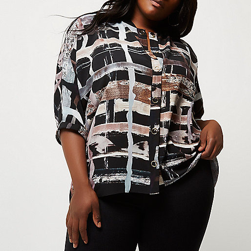 next river island jeans,jacques-vertuk Sale Plus brown print shirt women 695695 next river island jeans,jacques-vertuk Sale Plus brown print shirt women 695695